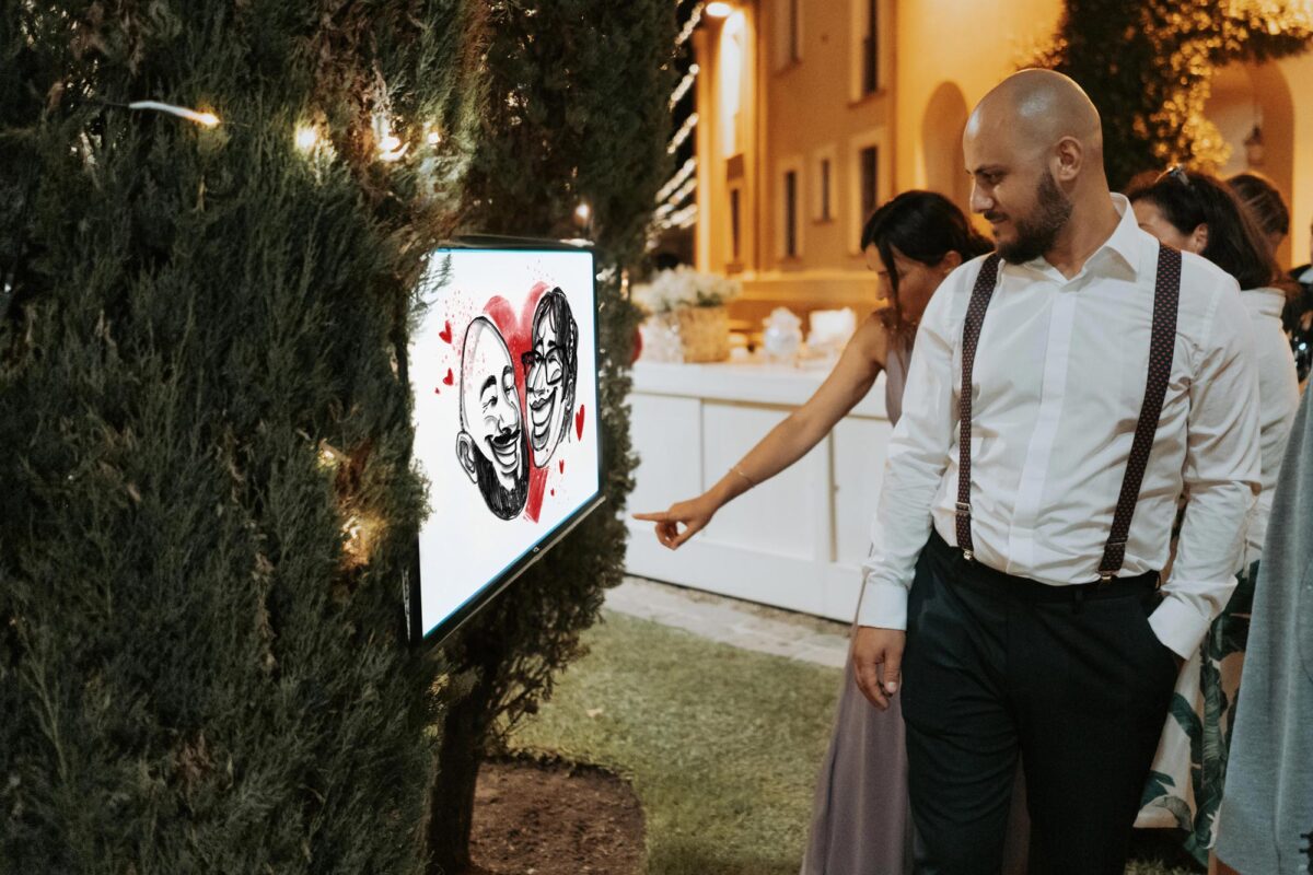 Banner OM Caricature - RC Wedding